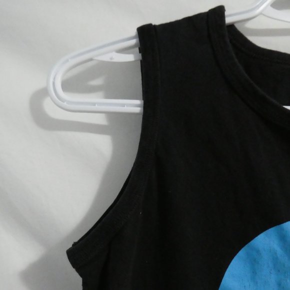 CHILDREN'S PLACE SPORT, large, 10-12, black graphic tank top - Picture 4 of 11
